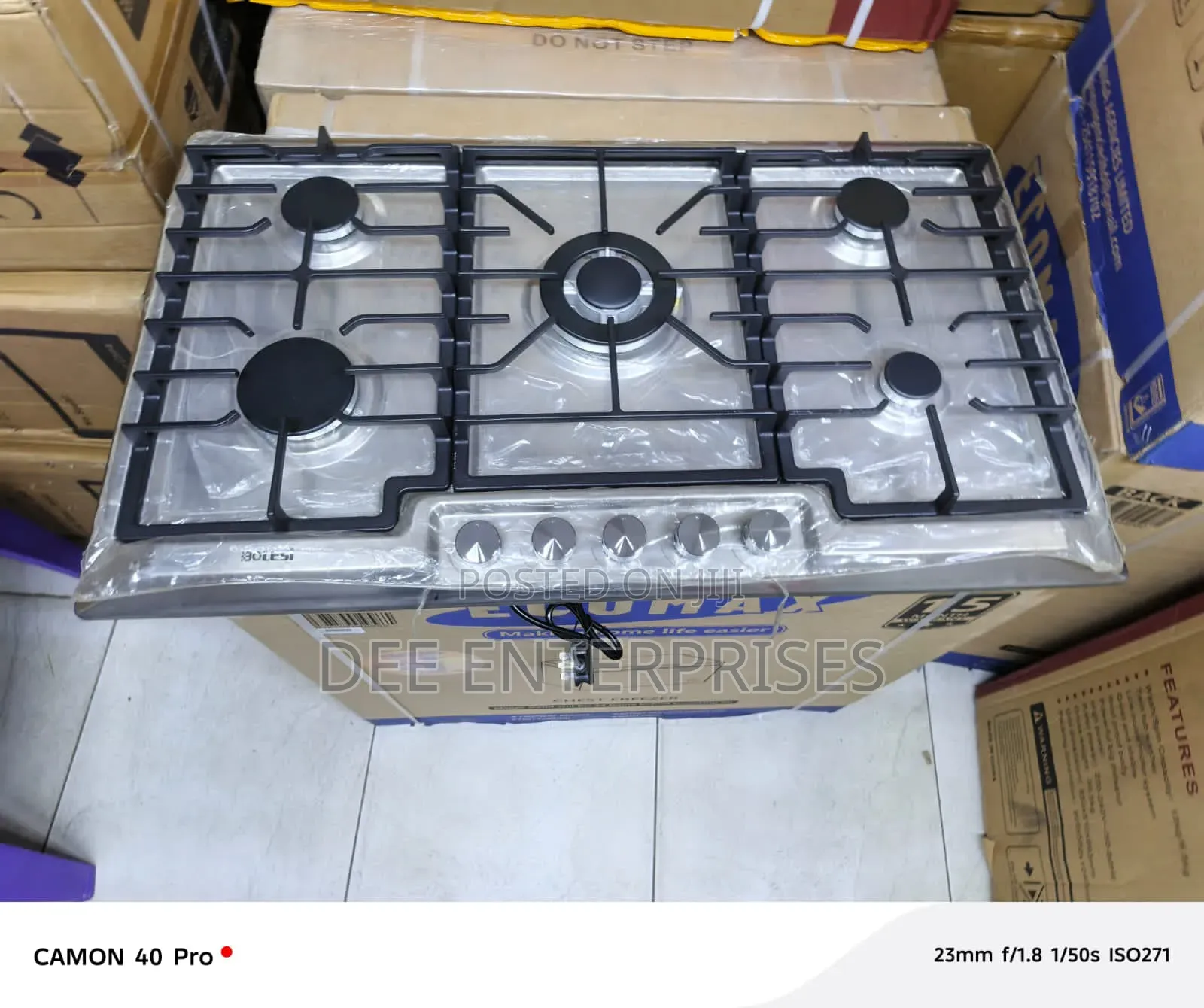 Bolesi 5gas Burner 60*90 Cooker