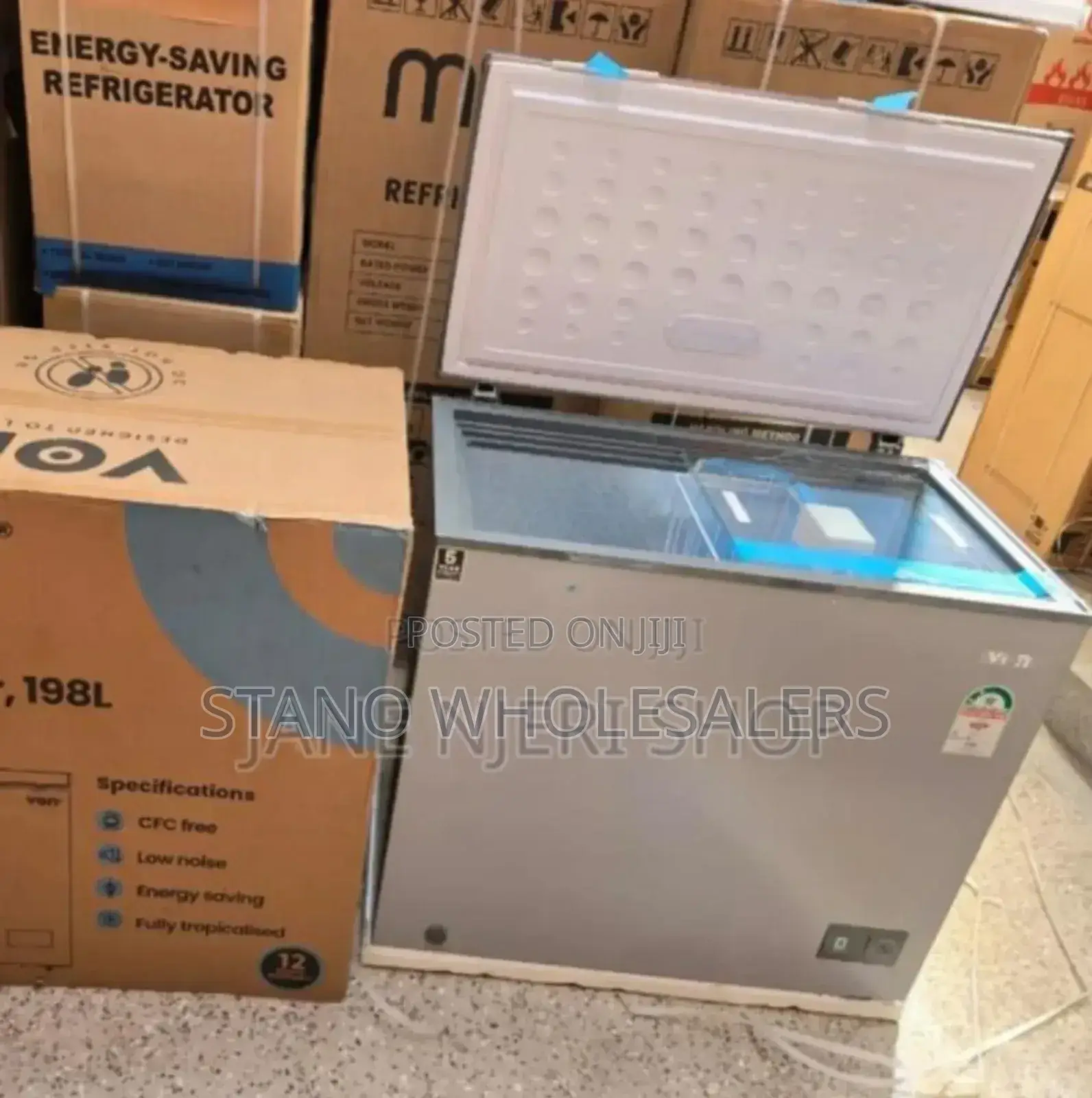 With Free Guard -Von 198l Deep Freezer