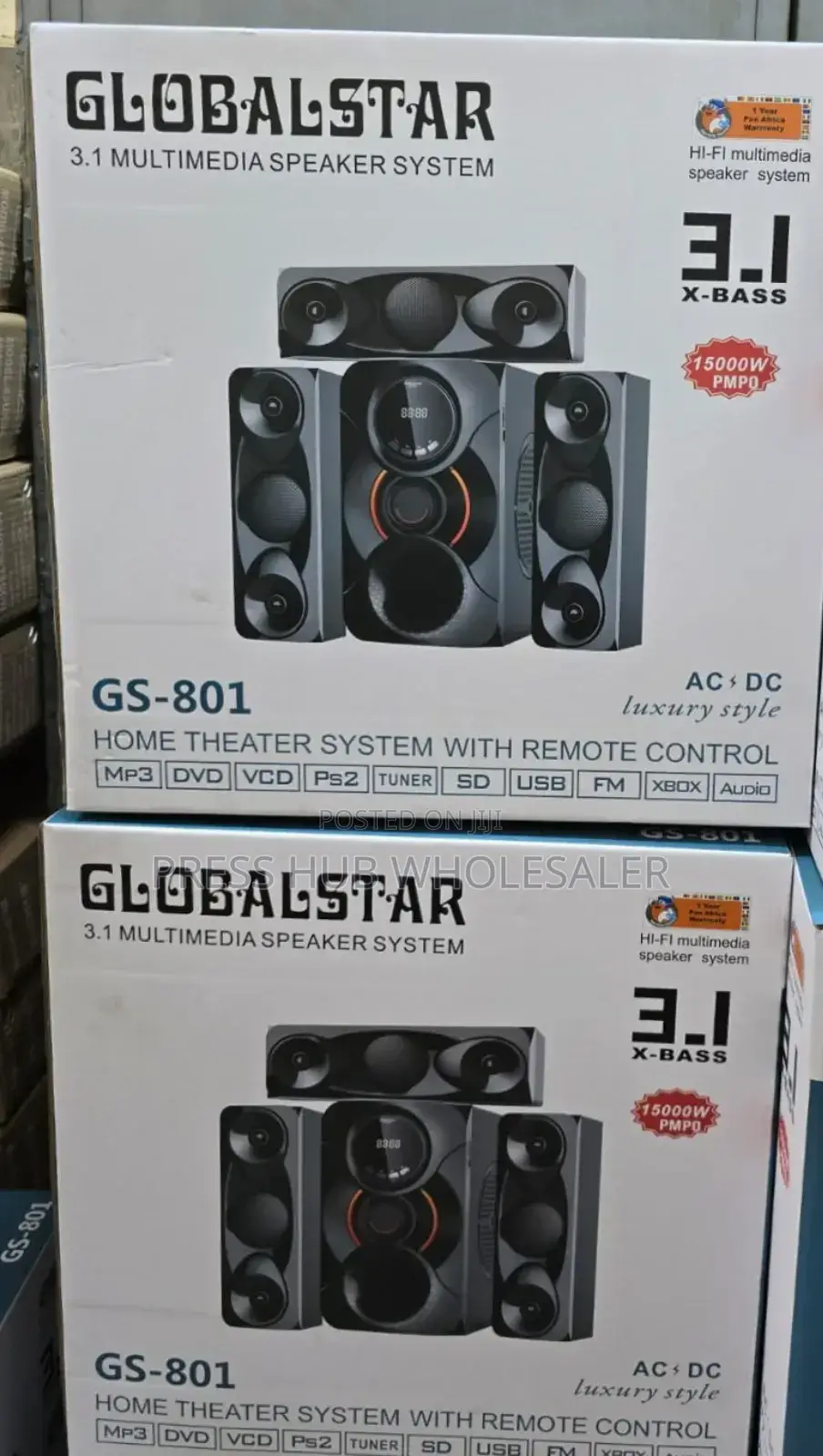 Globalstar Gs-601 3.1 Multimedia Speaker System. " 