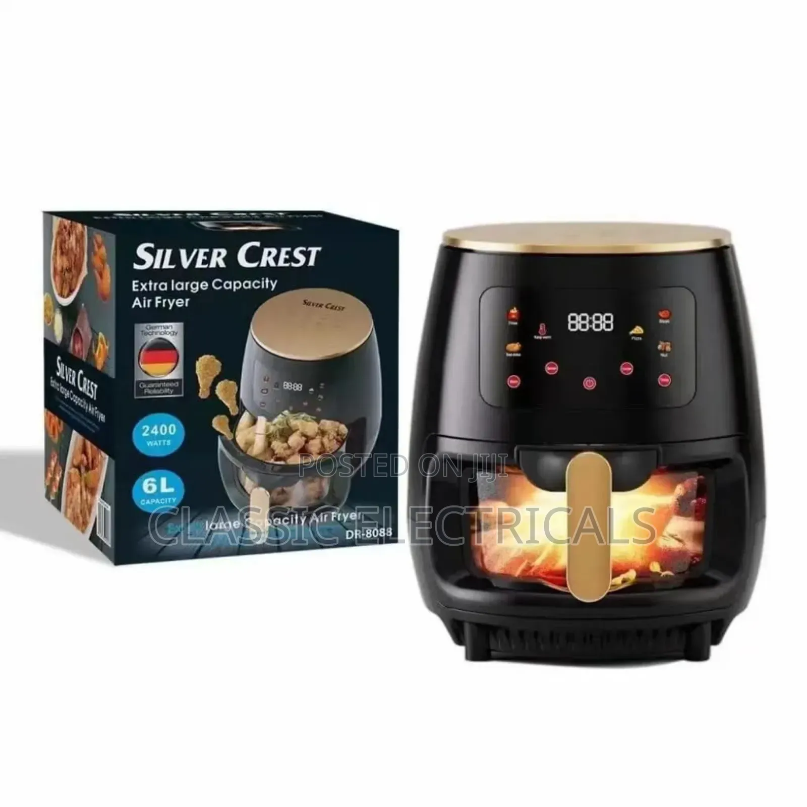 Silvercrest Airfryer 
 Digital Control 
 6ltrs Capacity