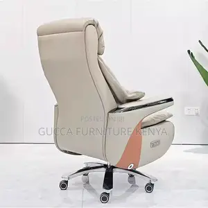 Leather Executive Gray Manager's Office Chair