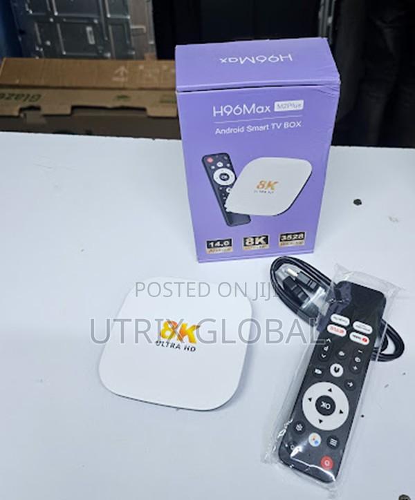 H96 Max Android 14 Tv Box 8k 4gb 128gb Voice Remote