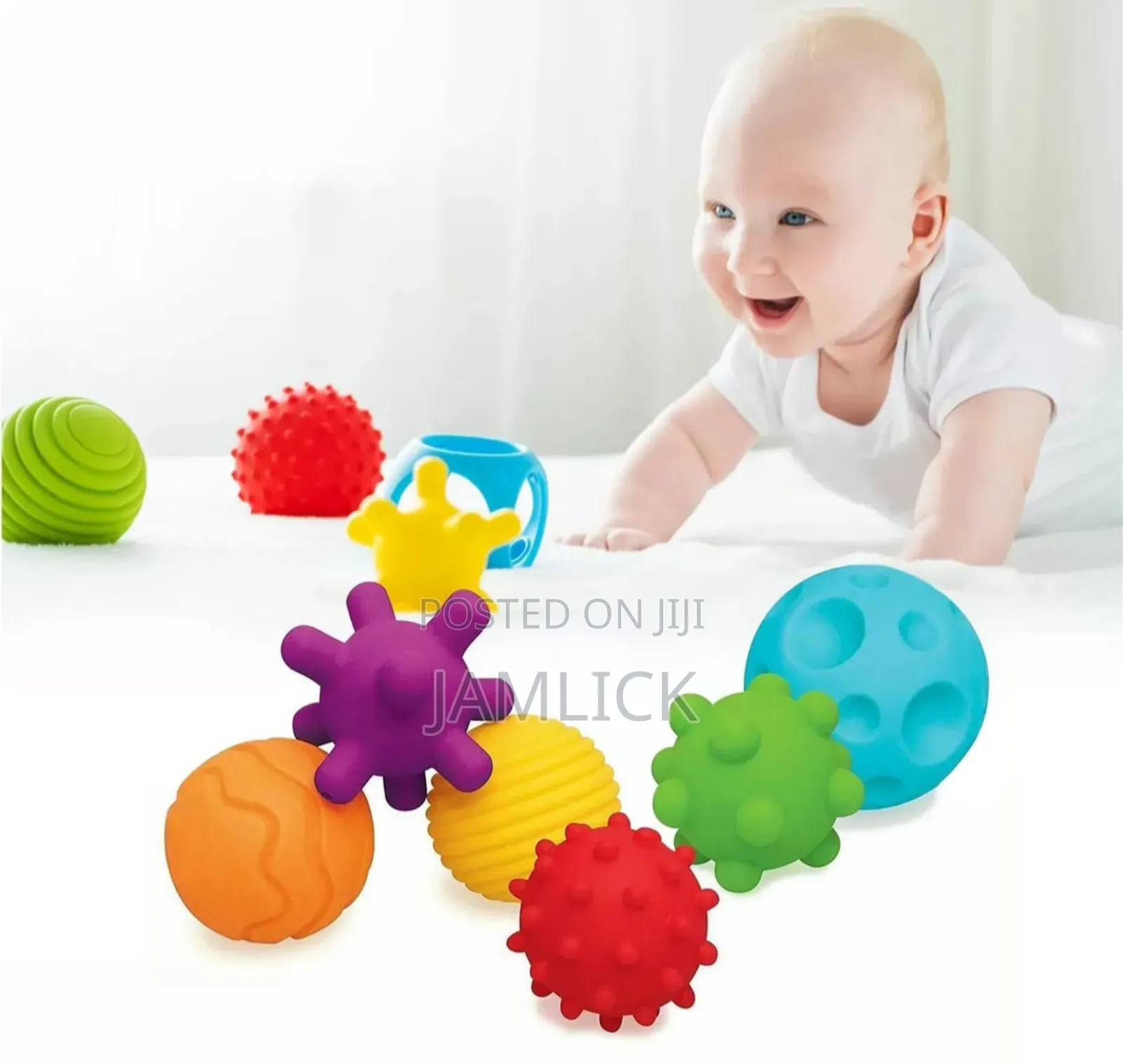6pcs Sensory Ball Toys Set for Babies Toddlers - Gn