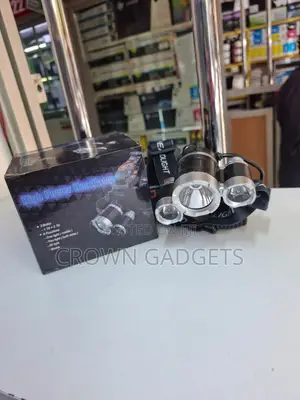 3× Cree T6 Led Headlamp Rechargeable Hiking Camping Light