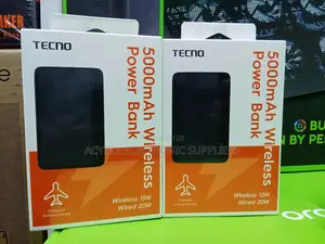 Tecno Go501 5000mah Wireless Power Bank 15w Wireless