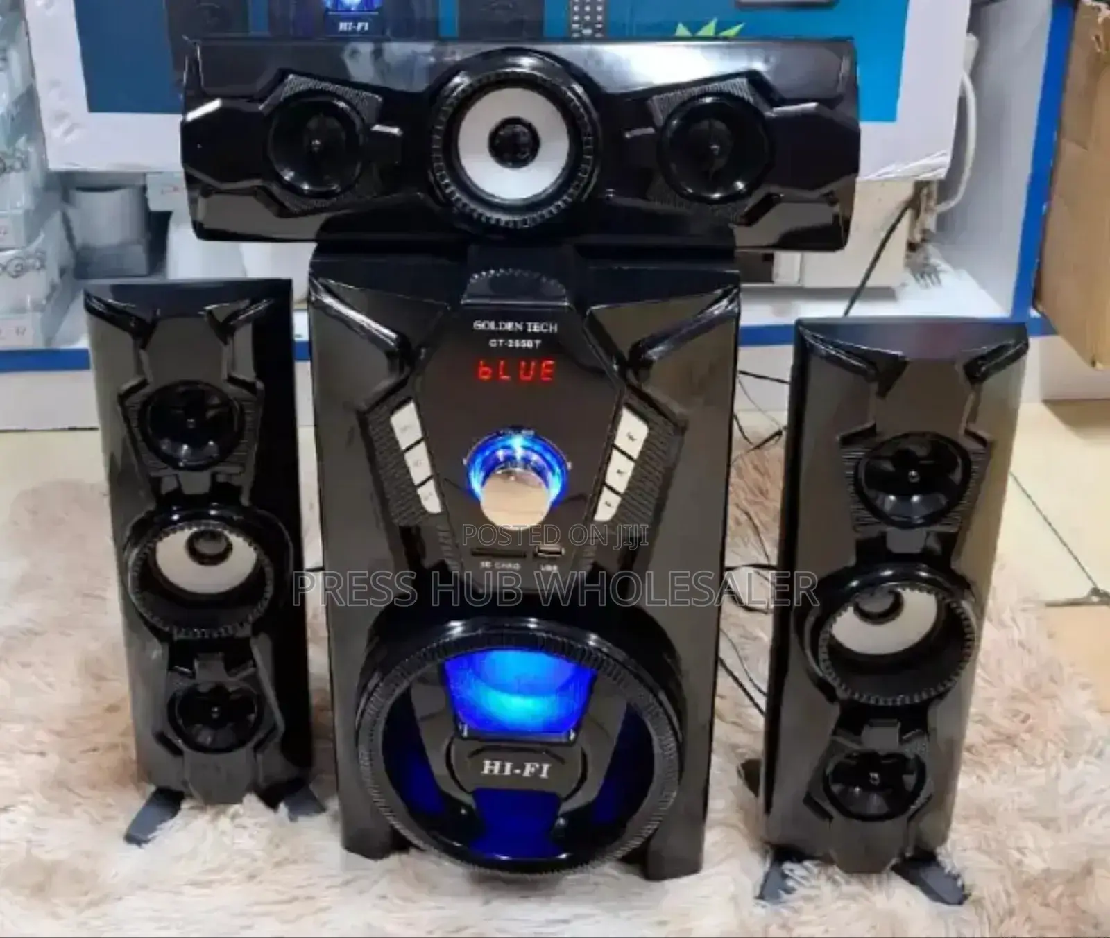 Golden Tech 3.1 Channel Multimedia Speaker System,
