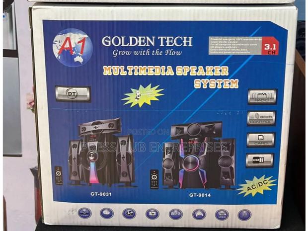 Golden Tech 3.1 Channel Multimedia Speaker System,* 