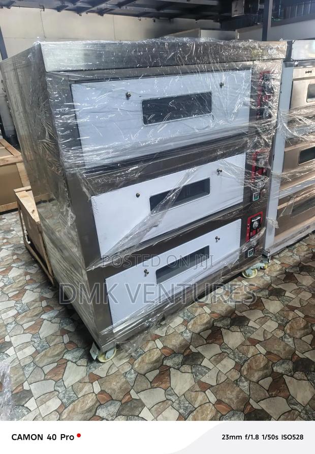 Optimized Three Deck Gas Oven - main view