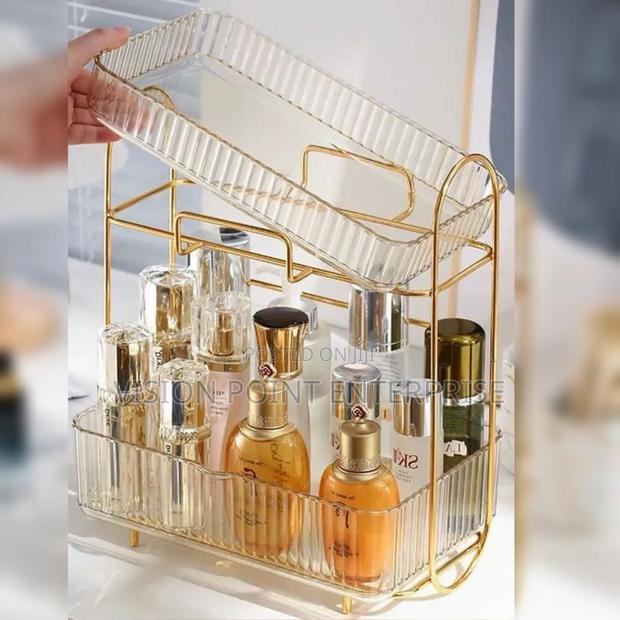 Acrylic Double Layer Cosmetic Organizer - main view