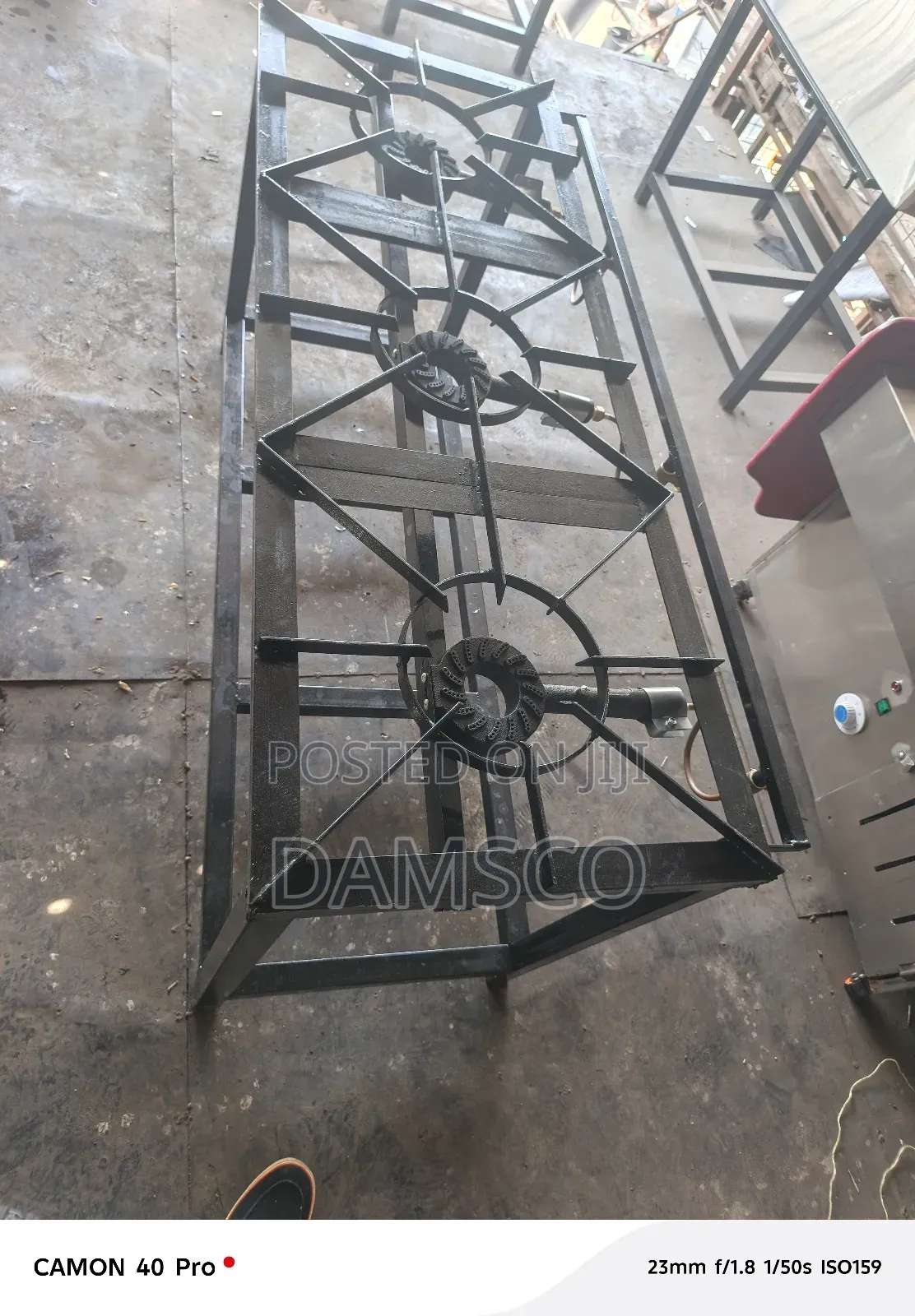 Three Metal Burner