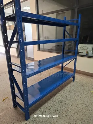 Heavy-duty Blue Warehouse Storage Rack