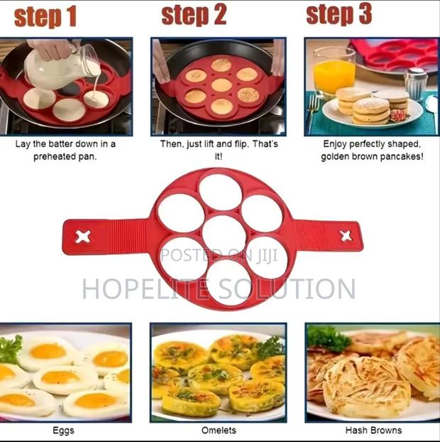 Silicone Pancake Non Stick Moulds Available - thumbnail 5