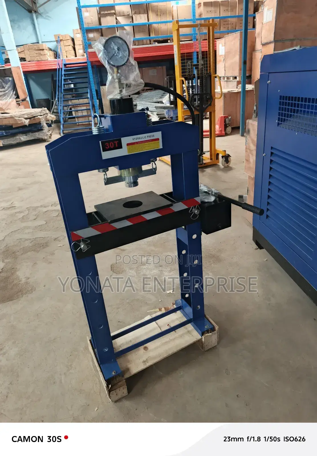 30ton Press Shop (Hydraulic)