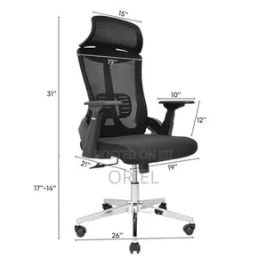 Modern Office Chair : High-Back Office Fabric Chair