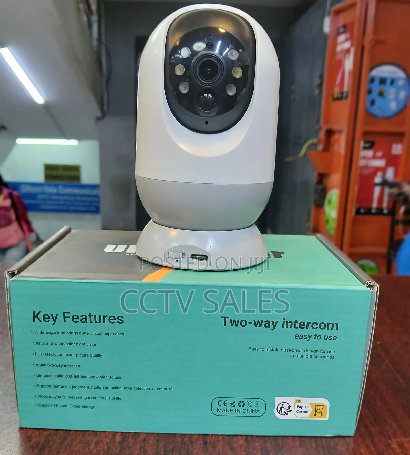 Smart Detector Okam Indoor PTZ Nanny 5mp Camera With Audio
