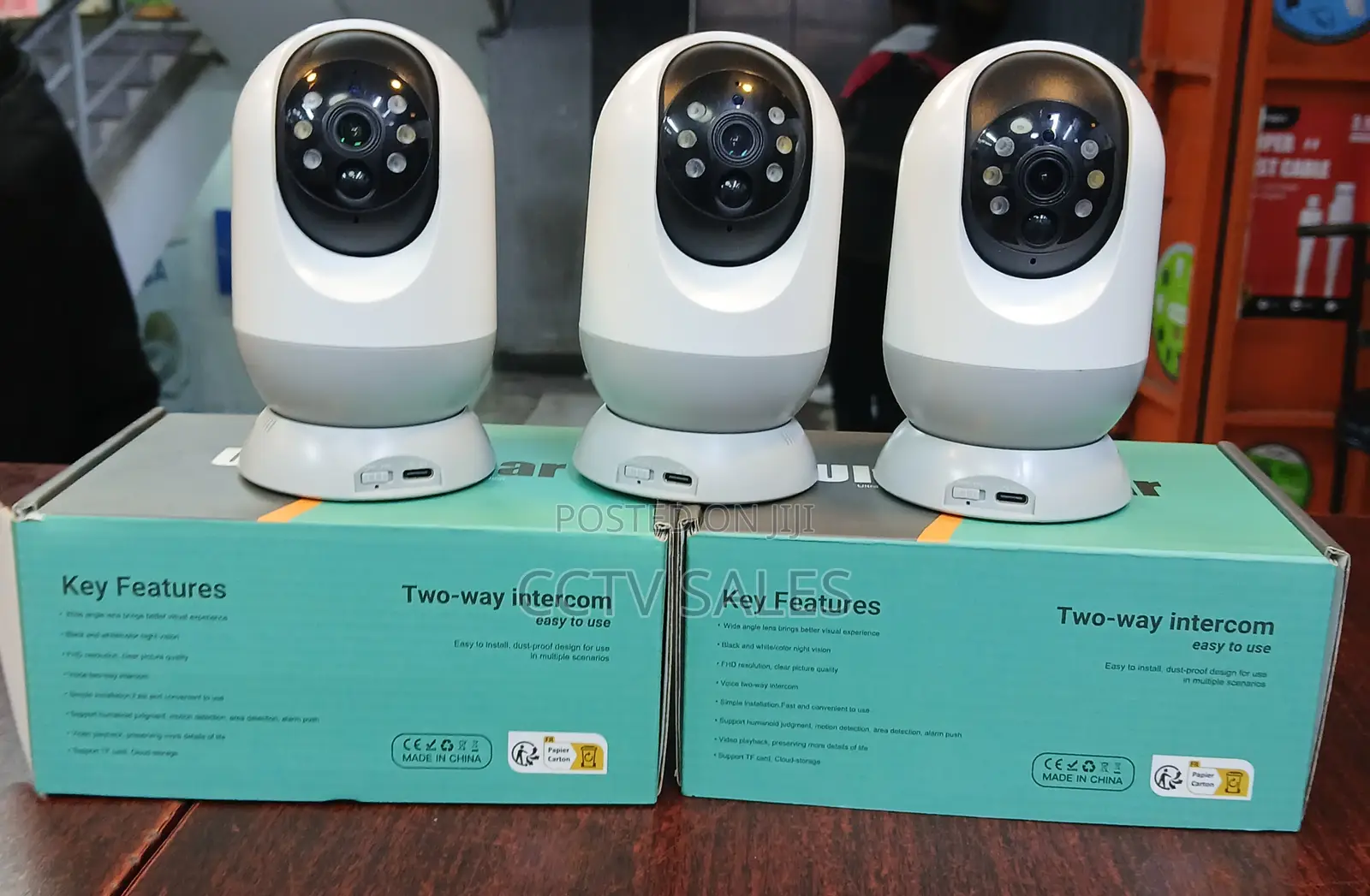 Okam PTZ Camera Smart Wifi Nanny Camera CCTV for Indoor Security