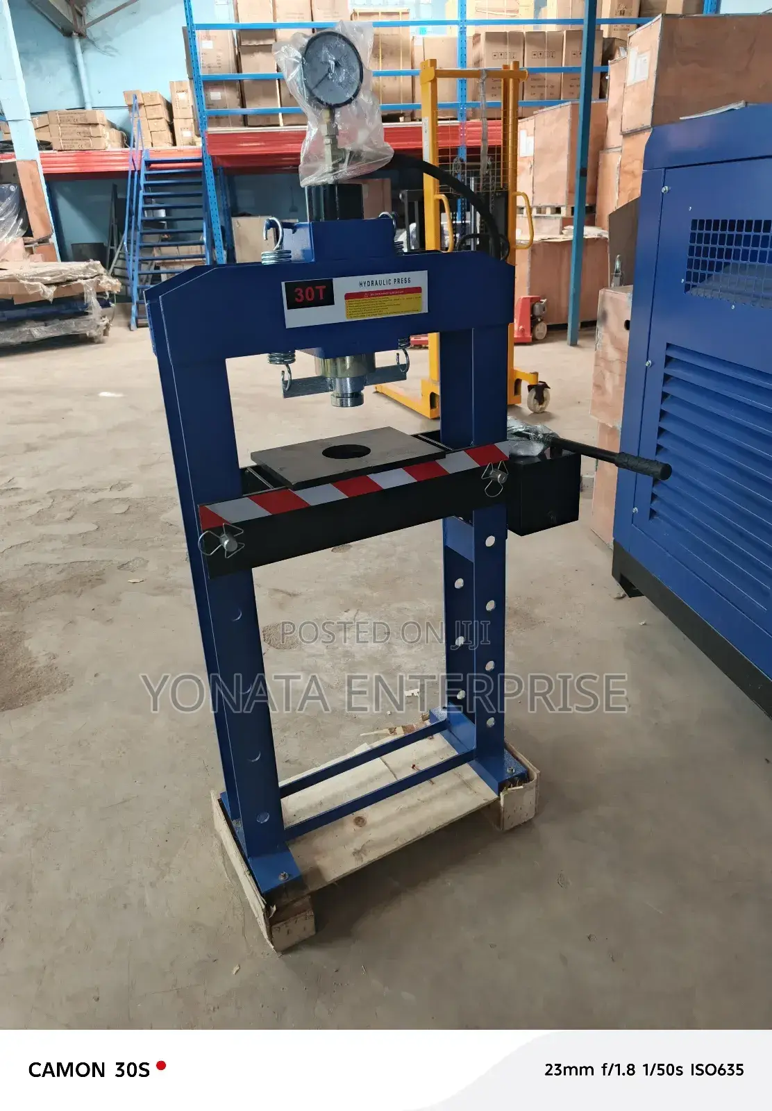30t Press Shop/Hydraulic Press Machine With Gauge