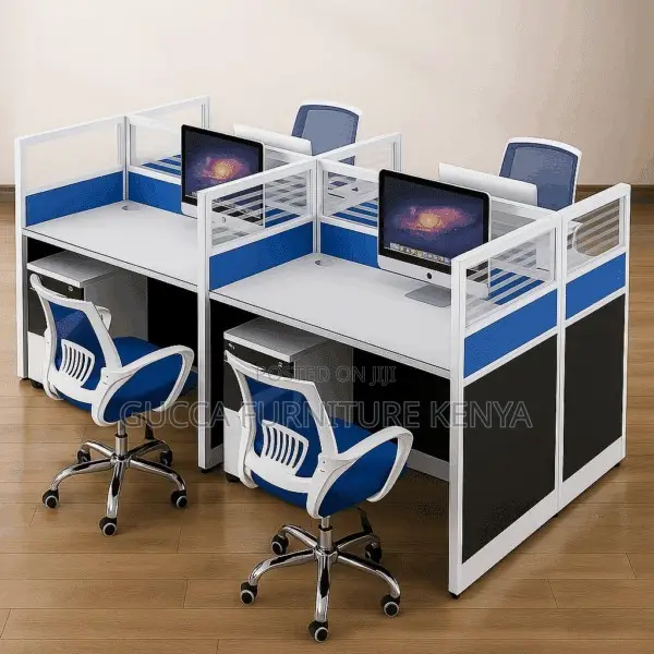 4-way Modular Office Workstation With Storage