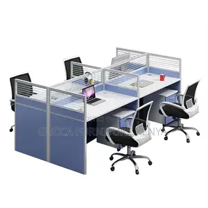 4-way Modular Office Workstation With Storage
