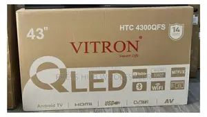 Vitron 43-Inch Qled Smart Tv, Model Htc4300qfs.