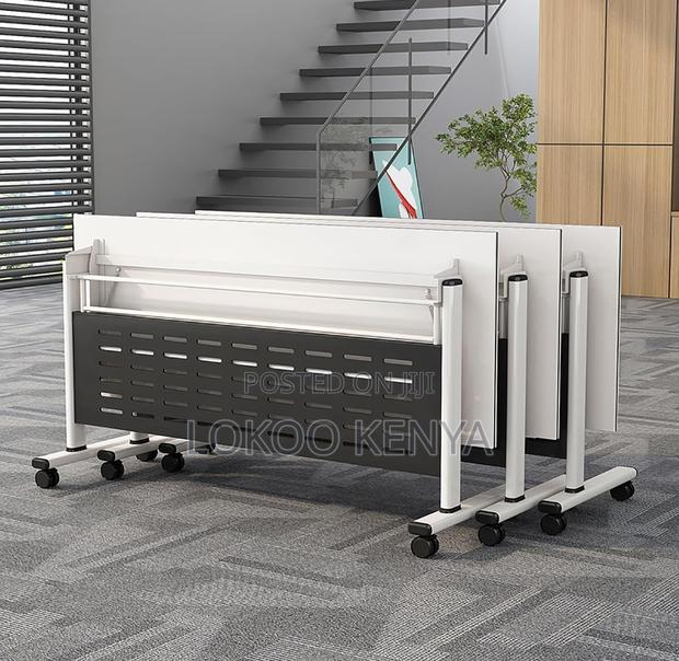Office Table; Meeting Folding Conference Table With Wheels - thumbnail 16