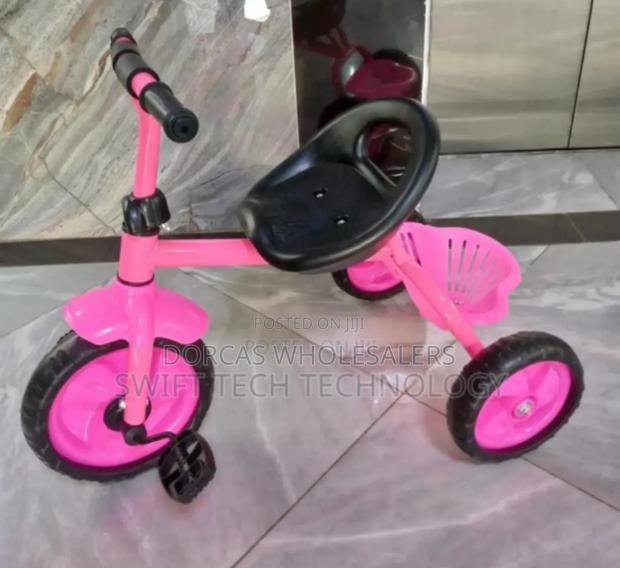 Colour Pink New Kids Tricycle - main view