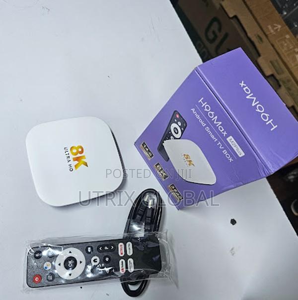 H96 Max Smart Tv Box 8k Android 14 Voice Remote - thumbnail 3