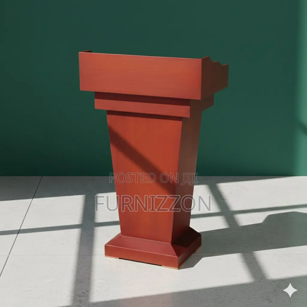 Modern Wooden Podium Stand for Public Speaking