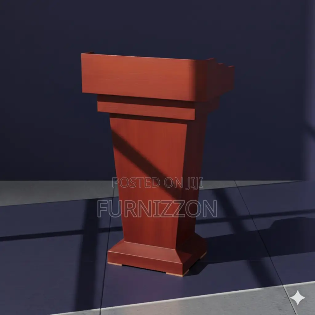 Strong Wooden Podium Stand for Church Use