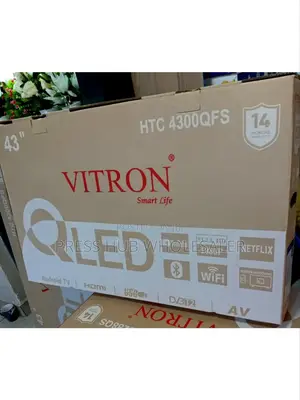 Vitron 43-Inch Qled Smart Tv,: 
