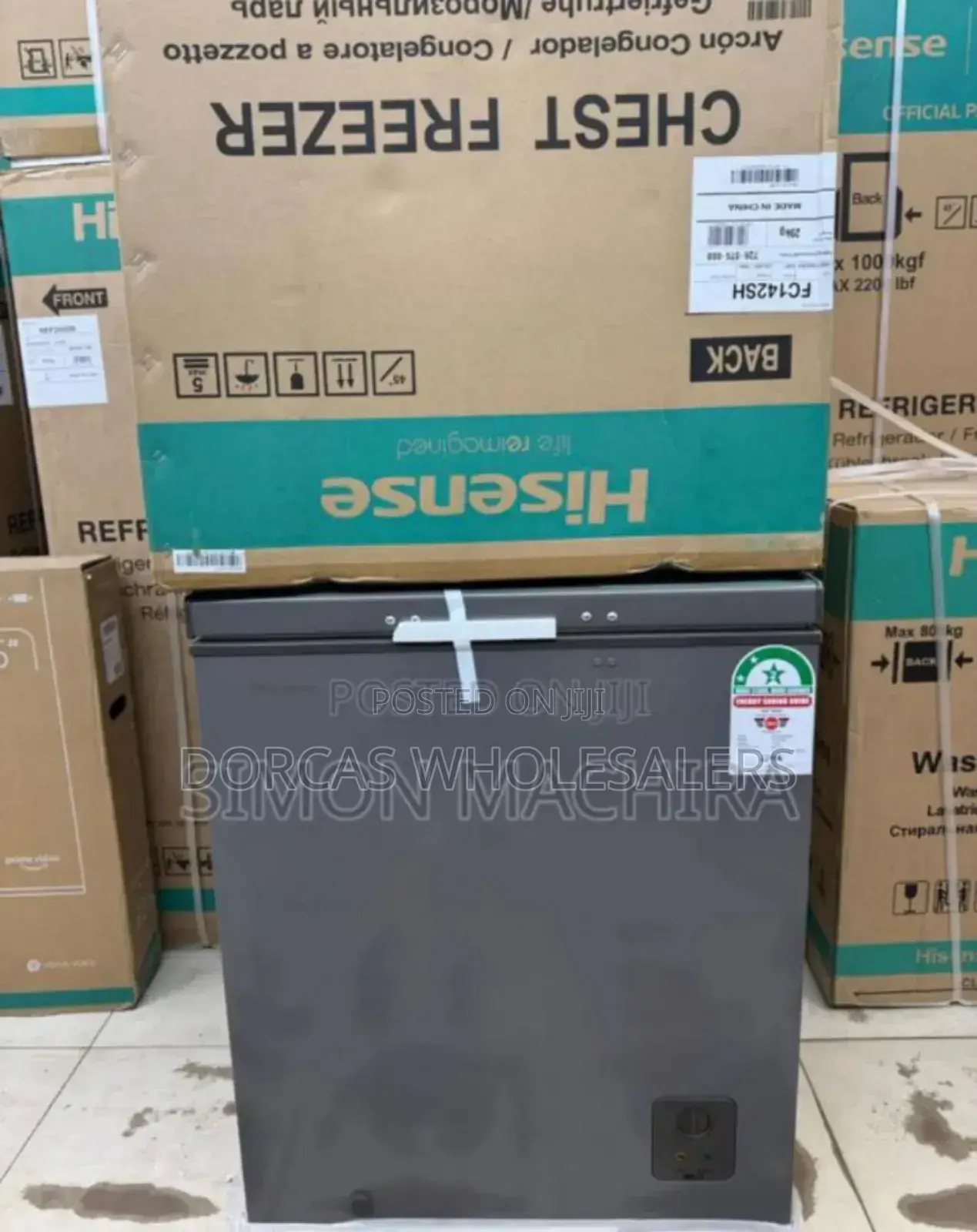 Commercial New Hisense 142l Freezer. Original Make