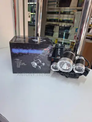 High Brightness 3 Led Headlamp 4 Modes For Adventure Use