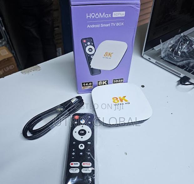 H96 Max 8k Android 14 Tv Box Voice Control - thumbnail 2