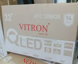 Vitron 32-Inch Qled Smart Android Frameless Tv,