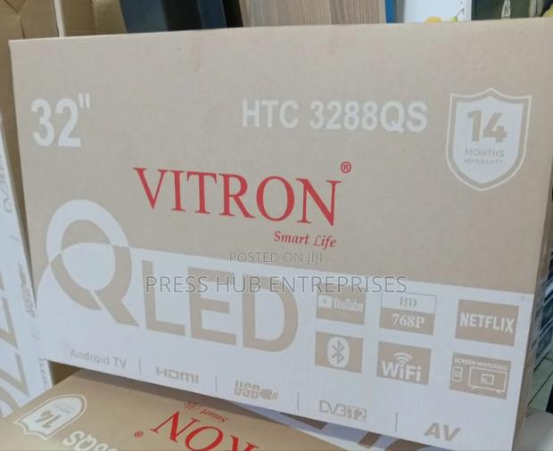 Vitron 32-Inch Qled Smart Android Frameless Tv, - main view