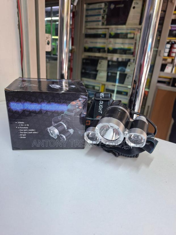 High-power Led Headlamp With Usb Rechargeable Battery - main view