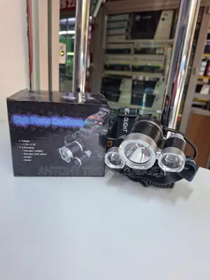 High-power Led Headlamp With Usb Rechargeable Battery