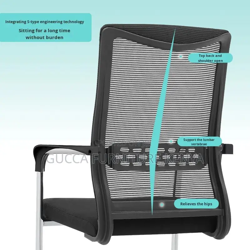 Mid-back Ergonomic Mesh Visitor's Chair