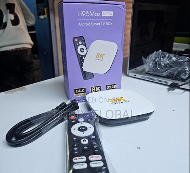 H96 Max Android 14 8k Streaming Tv Box 4gb 128gb - thumbnail 2