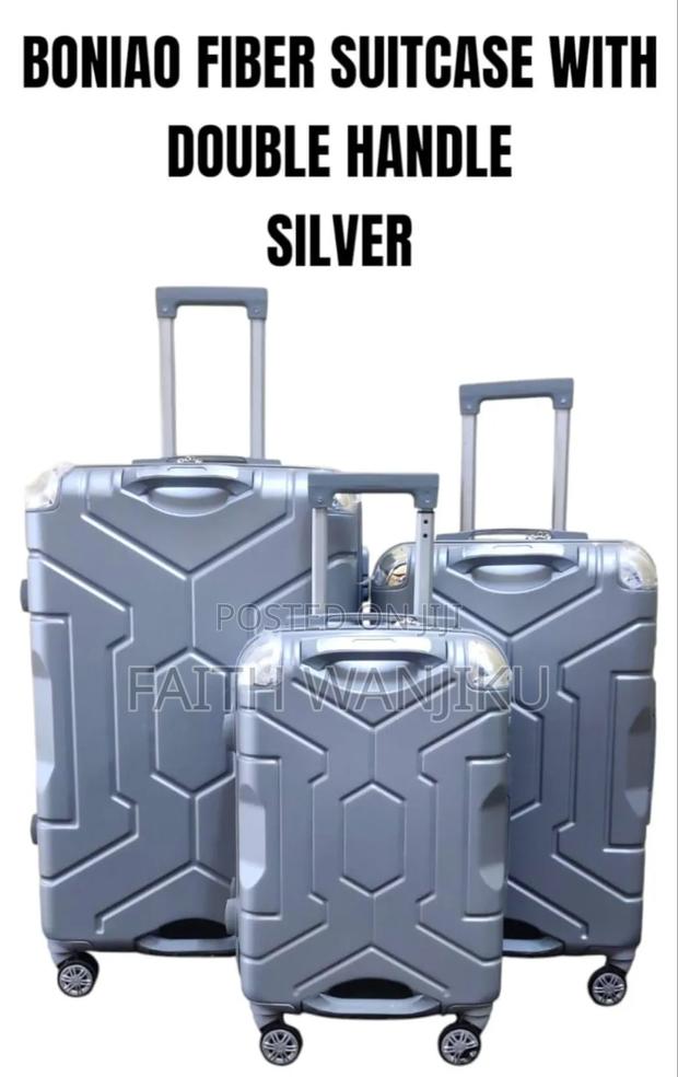 Boniao 3-PCS Double Handle Fiber Suitcase Set - thumbnail 6