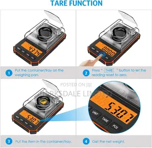 Scale Electronic 0.001g 50g Laboratory Weight Milligram Gold Jewelry