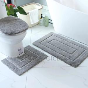 3pcs Bathroom Mats Super Nonslip Underside - main view
