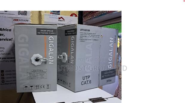Gigalan Cat 6 Ethernet Cable 305m High Speed Lan Wire