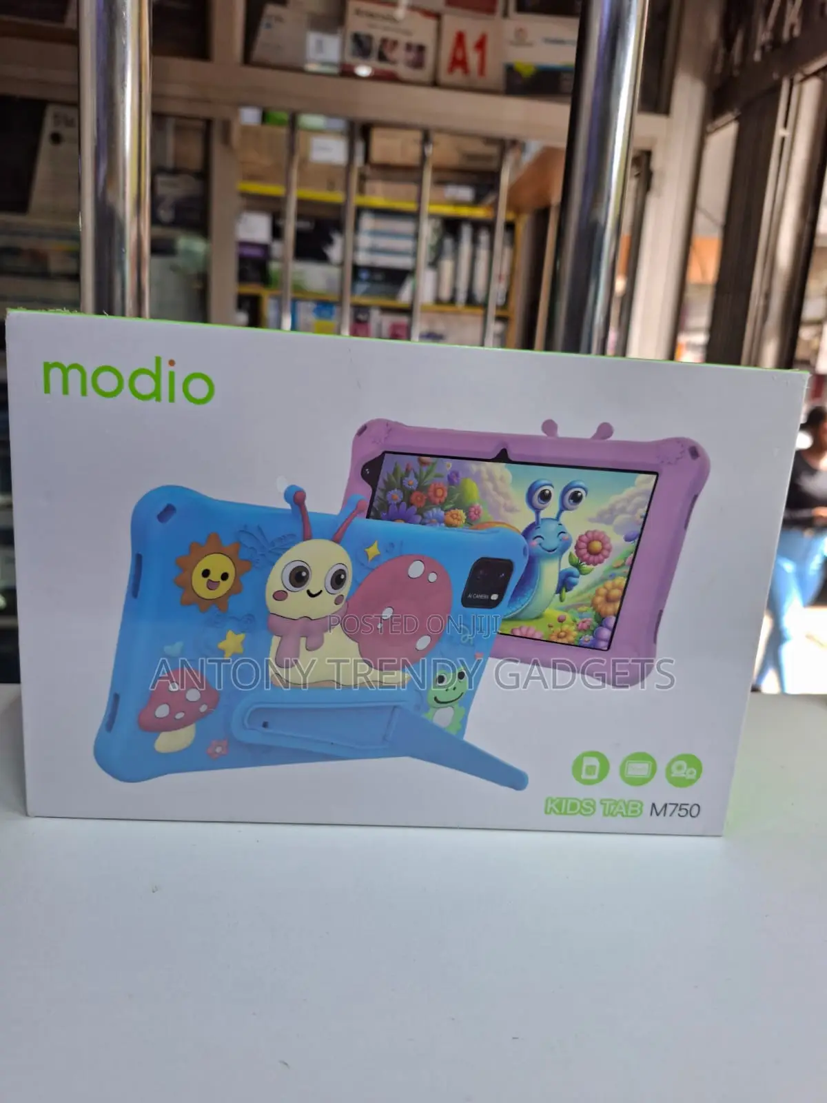 Modio M750 7” Kids Tablet 4g Lte Wifi Bluetooth Durable Case