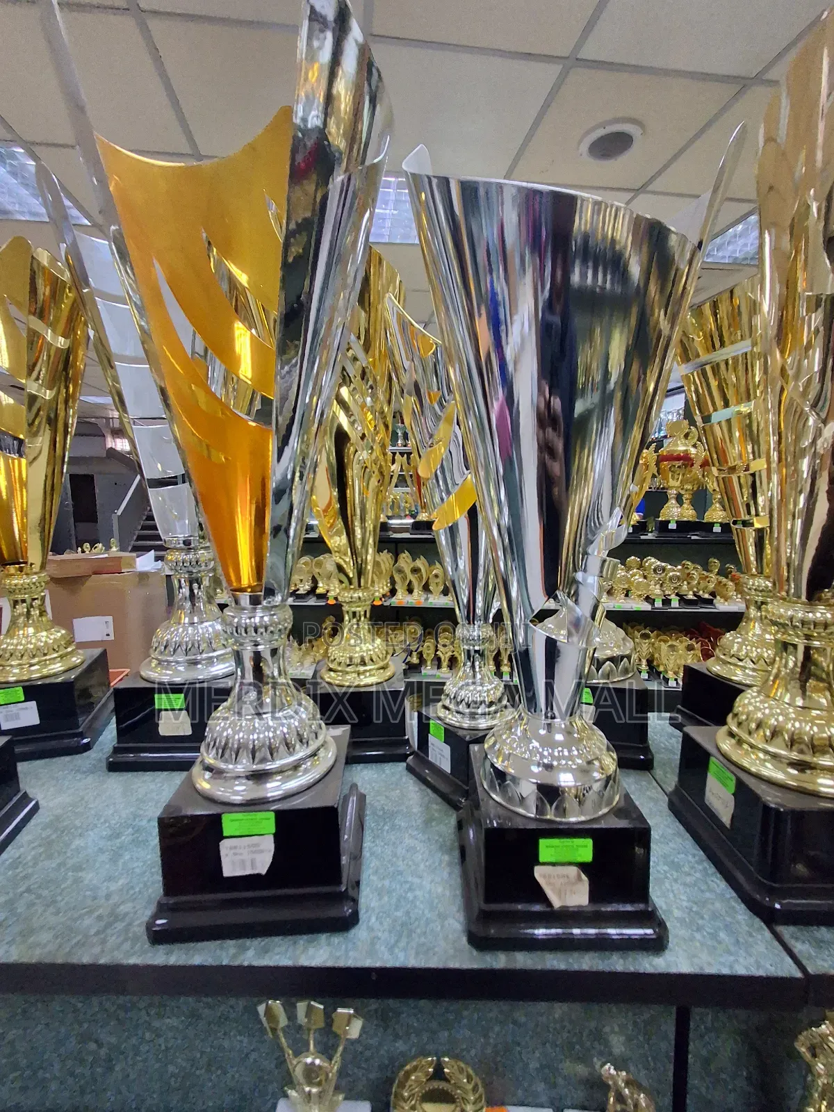 Metallic Trophies, Trophies, Trophy