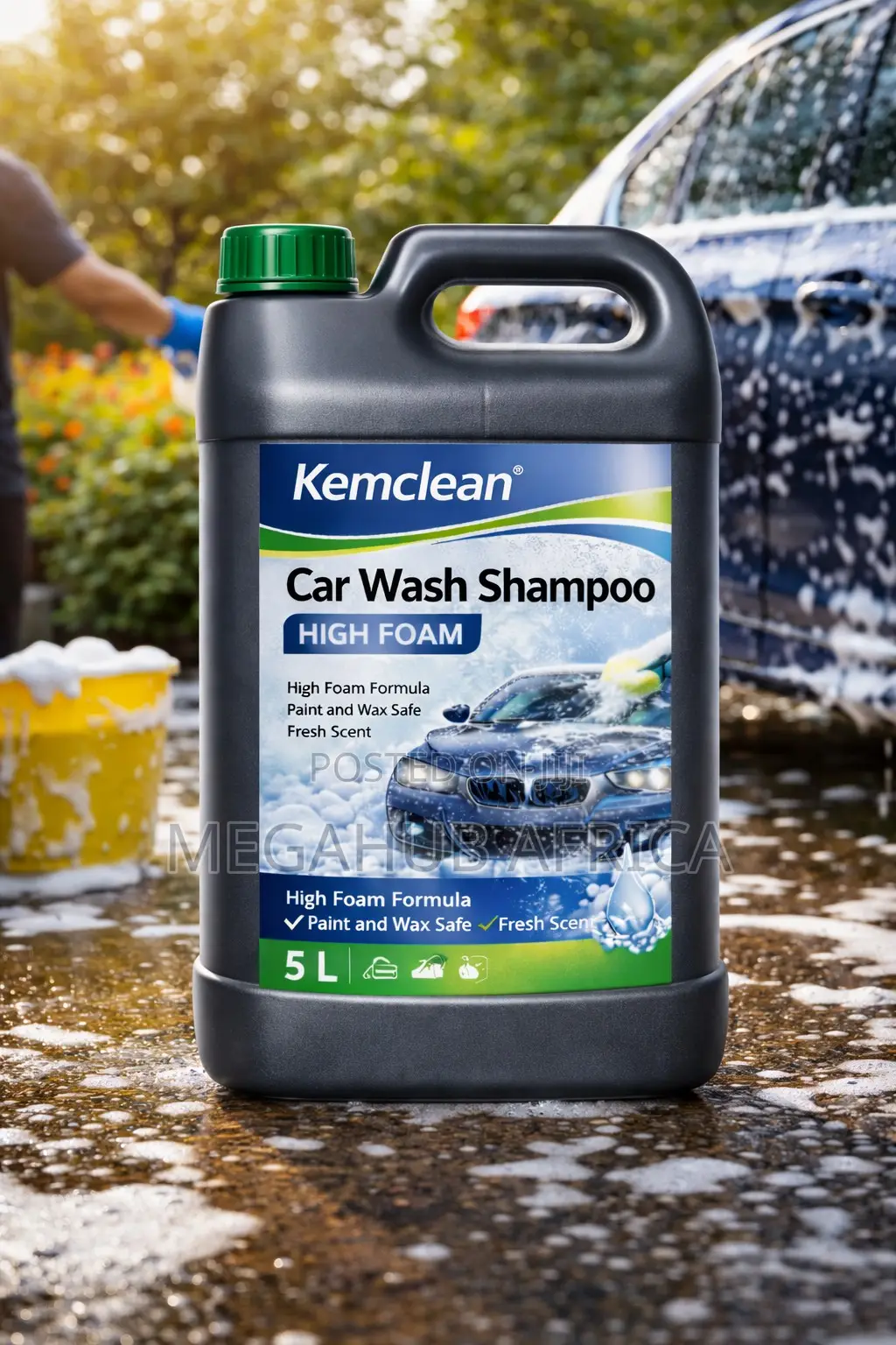 Kemclean High Foam Car Wash Shampoo – 5l
