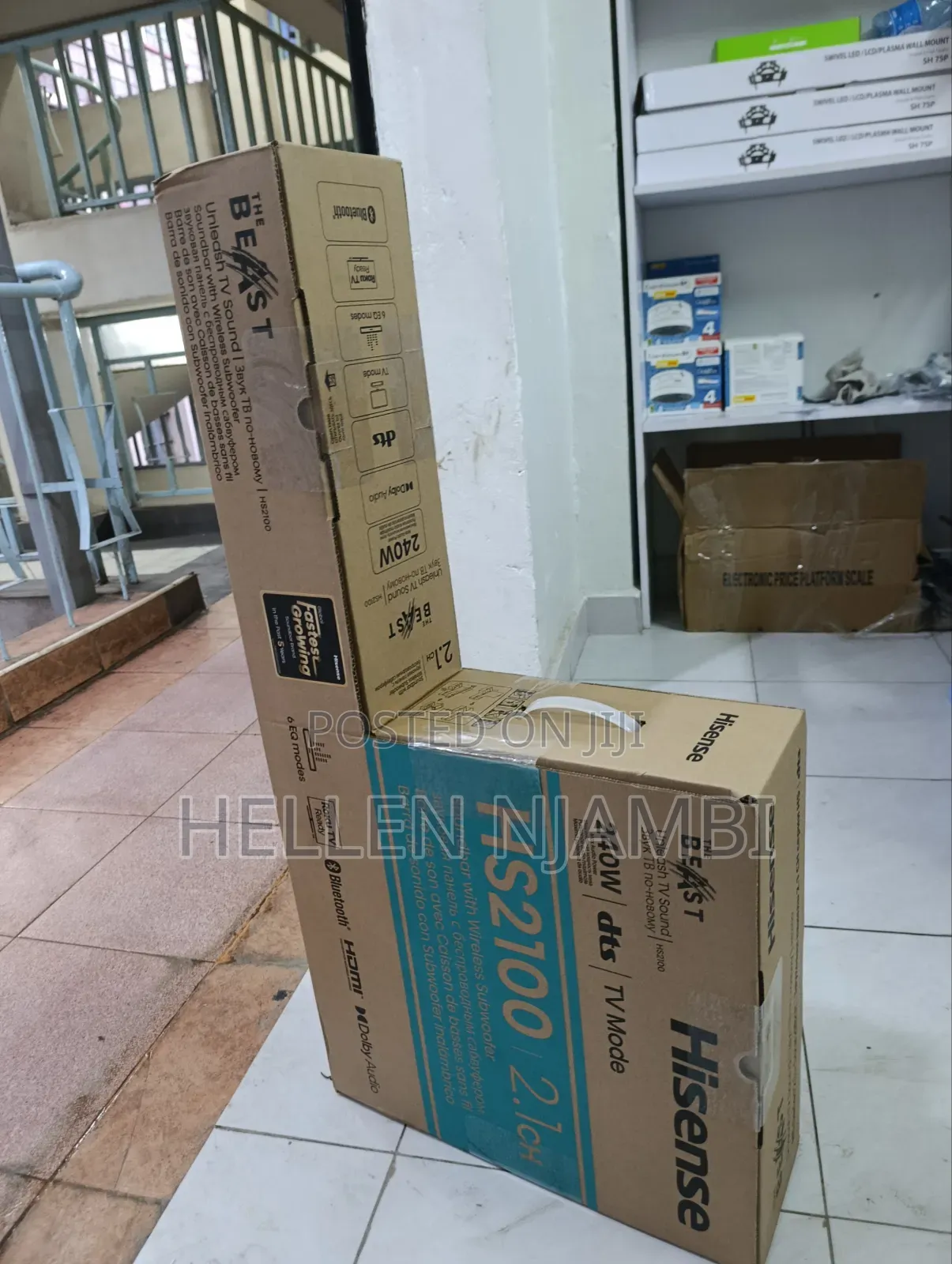 Hisense 240watts 2.1ch Wireless Soundbar