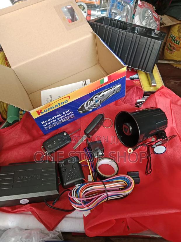 Romatec Alarm With Flip Key Remote Button