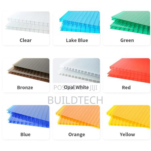 6mm Blue Polycarbinate Sheets - main view