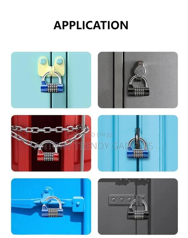 High Security Stellar 50 Padlock 10,000 Combinations - thumbnail 4